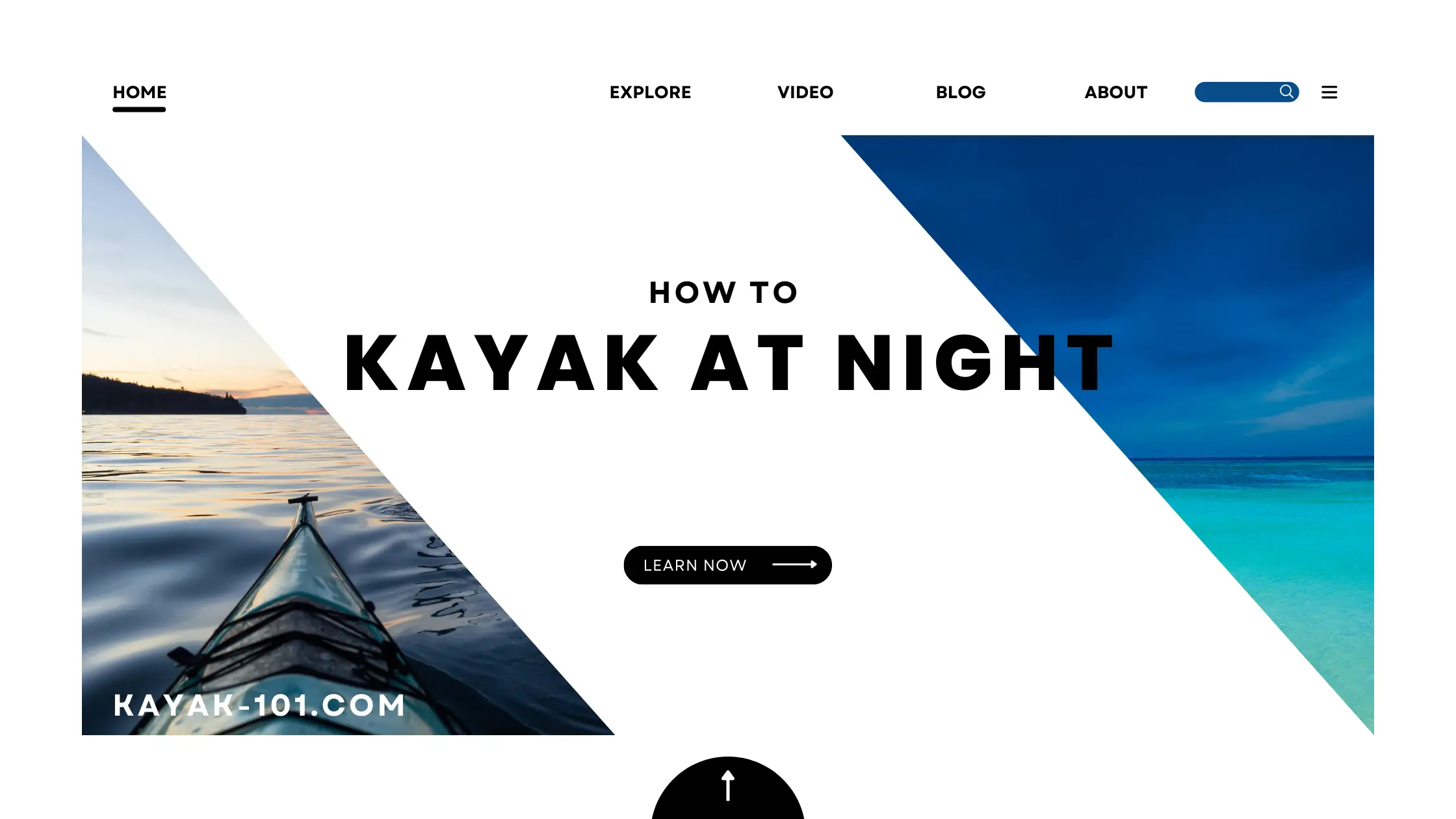 how to kayak at night
