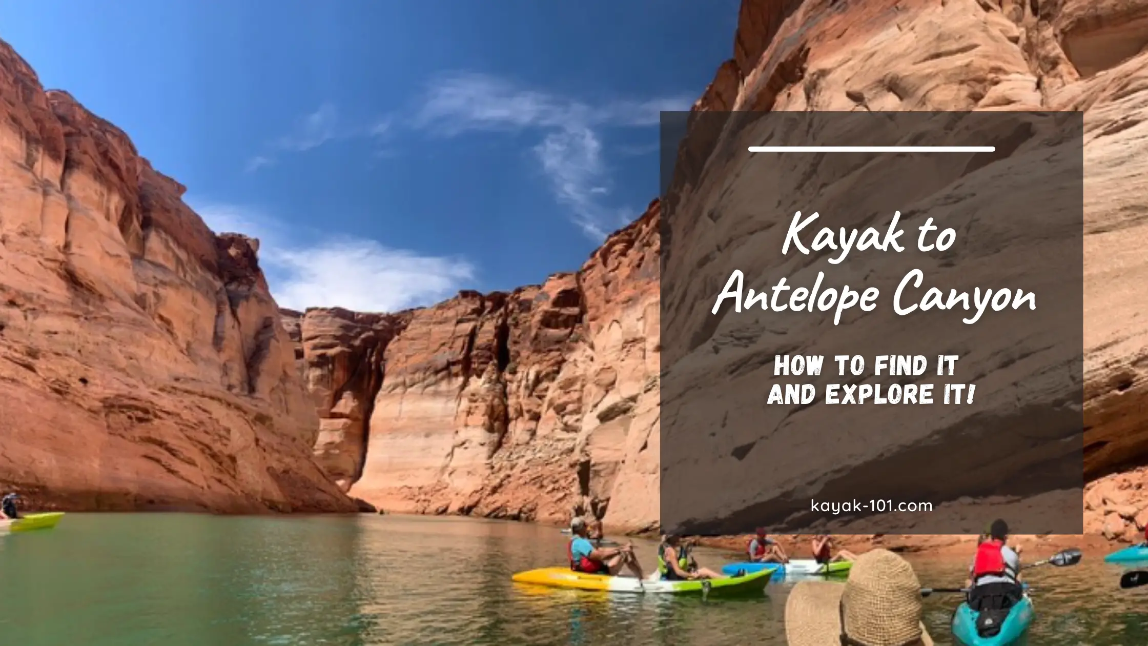 kayak to antelope canyon