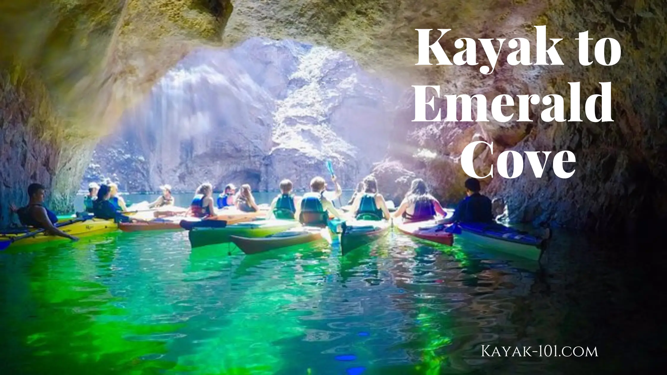 How to kayak to Emerald Cove