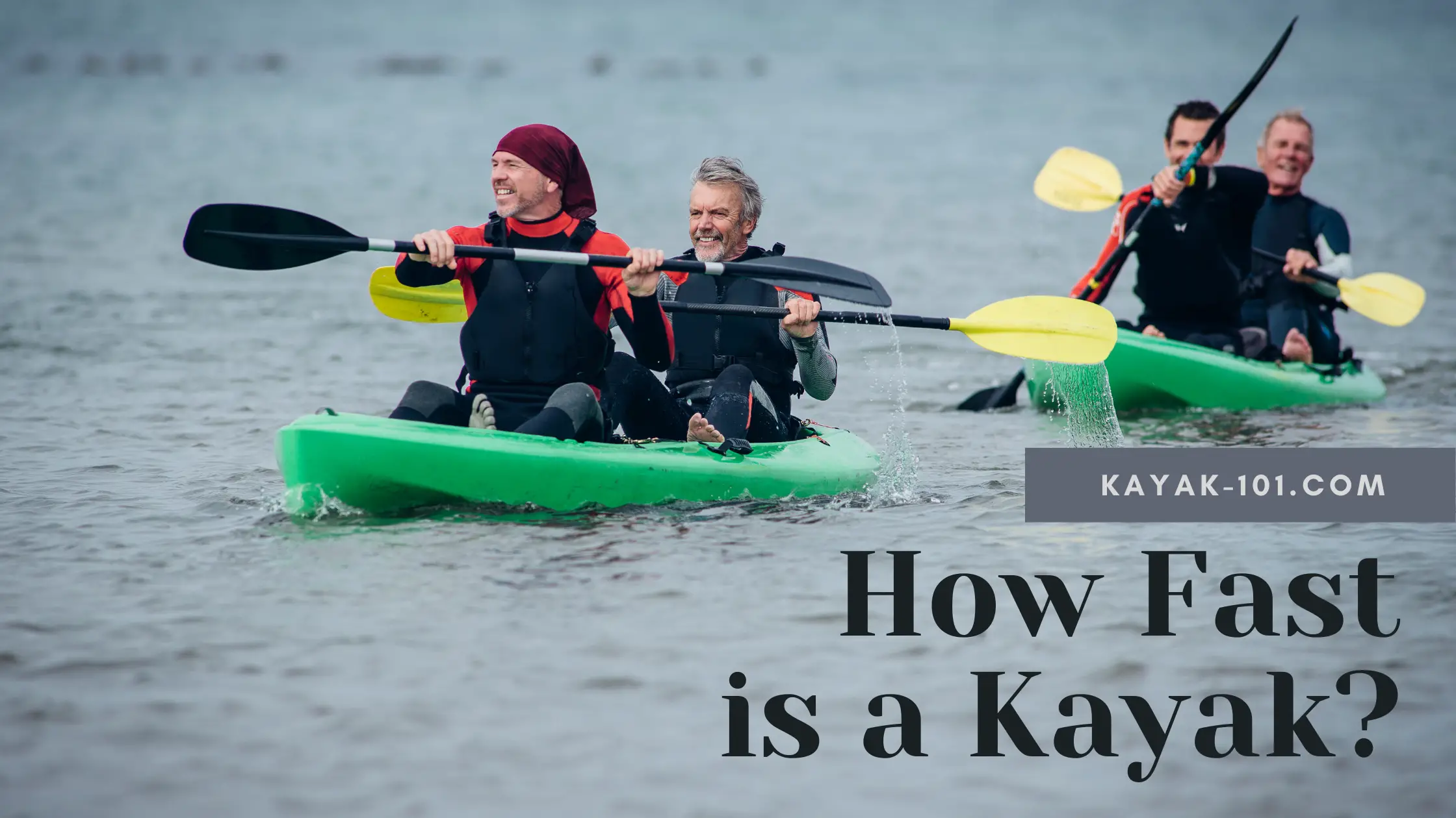 how fast is a kayak