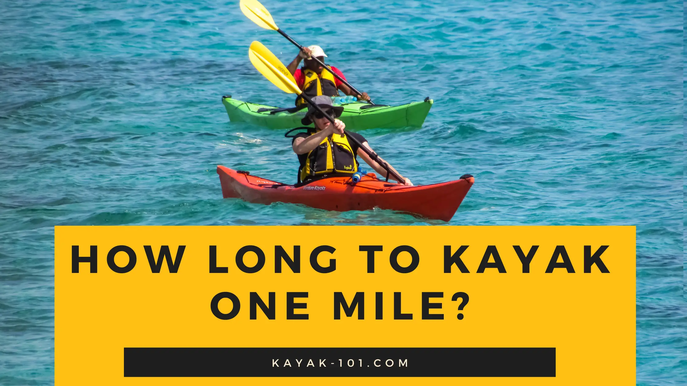 how long to kayak a mile