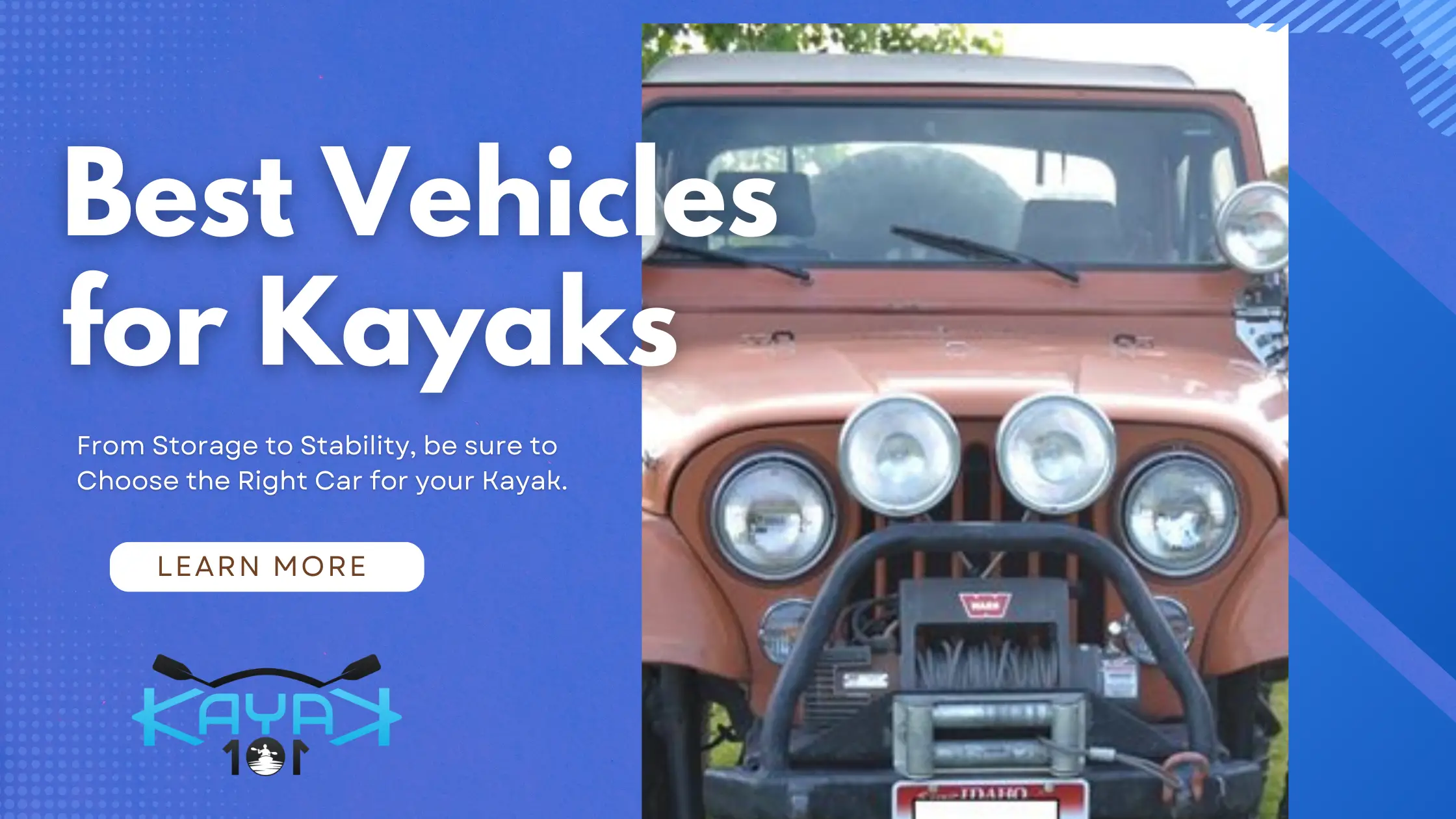 best vehicles for kayaks